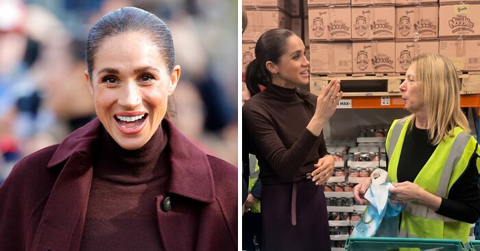 Meghan Markle’s Food Bank Visit Takes An Awkward Turn When A Volunteer Shuts Down Her “Performative” Questions