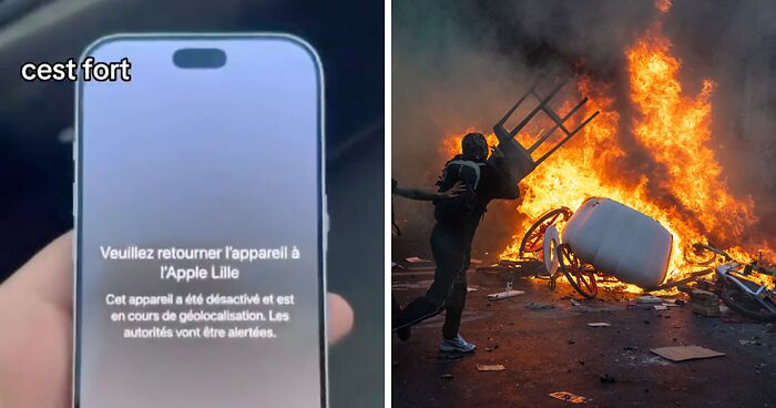 Looters In France Hit With Ultimate Poetic Justice After Receiving Nightmare Notification Amid Crackdown