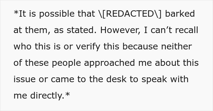 Hotel Tells Employee To Not Bring Untrained Dog To Work, She Calls Them "Satanic Reptilian Illuminati" Hotel Tells Employee To Not Bring Untrained Dog To Work, She Calls Them "Satanic Reptilian Illuminati"
