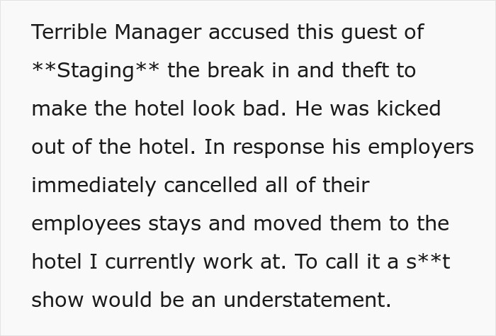 Hotel Tells Employee To Not Bring Untrained Dog To Work, She Calls Them "Satanic Reptilian Illuminati" Hotel Tells Employee To Not Bring Untrained Dog To Work, She Calls Them "Satanic Reptilian Illuminati"