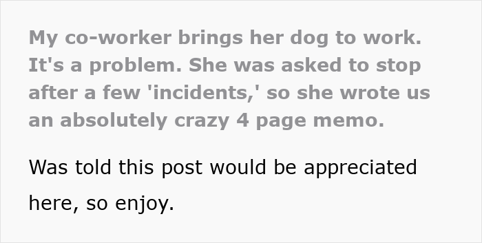 Hotel Tells Employee To Not Bring Untrained Dog To Work, She Calls Them "Satanic Reptilian Illuminati" Hotel Tells Employee To Not Bring Untrained Dog To Work, She Calls Them "Satanic Reptilian Illuminati"