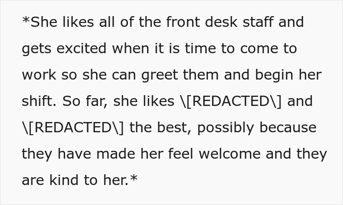 Hotel Tells Employee To Not Bring Untrained Dog To Work, She Calls Them "Satanic Reptilian Illuminati" Hotel Tells Employee To Not Bring Untrained Dog To Work, She Calls Them "Satanic Reptilian Illuminati"