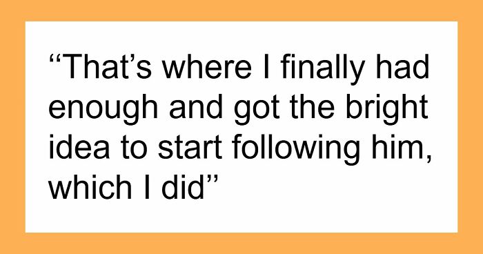 Person Starts Following Guy Back, Is Surprised To See How Effective It Is