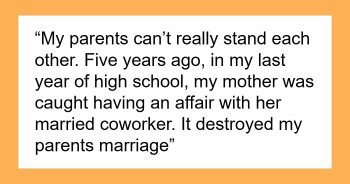 Dad Threatens To Skip Daughter’s Wedding If She Invites Cheater Mom, She’s Fed Up With Their Drama