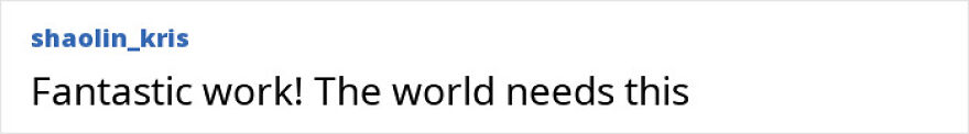 Comment praising the sensory deprivation experiment as fantastic work Comment praising the sensory deprivation experiment as fantastic work