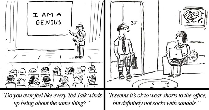 This Cartoonist Finds Humor In The Awkward Logic Of Being Human (26 New Comics)