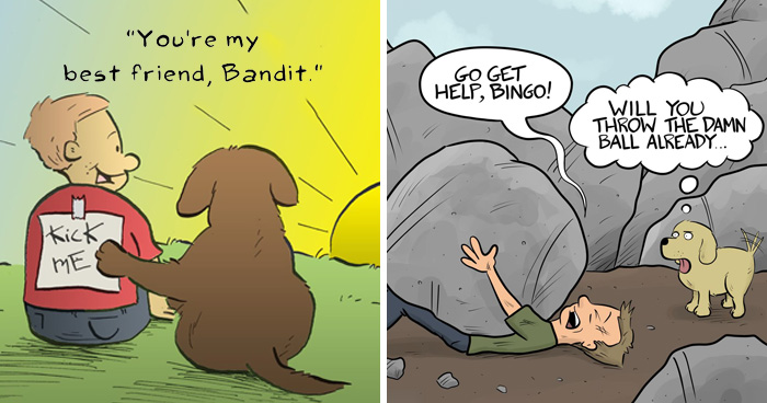 39 Hilarious Comics By Nate Fakes That Imagine What Life Would Be Like If Dogs Could Talk