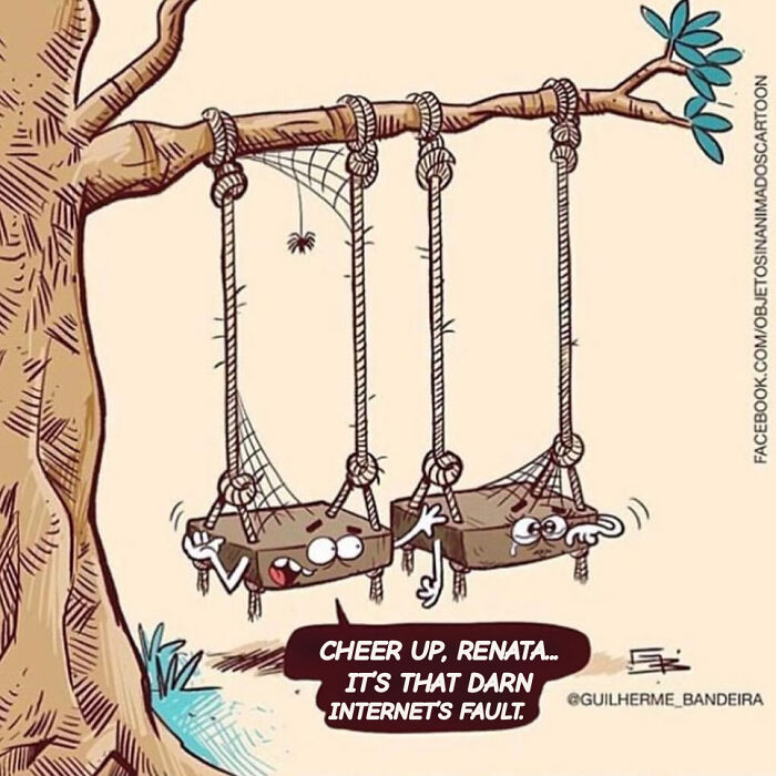 Brazilian Cartoonist Creates Thought-Provoking Comics That Blend Humor, Emotion, And Life Lessons (26 Pics)