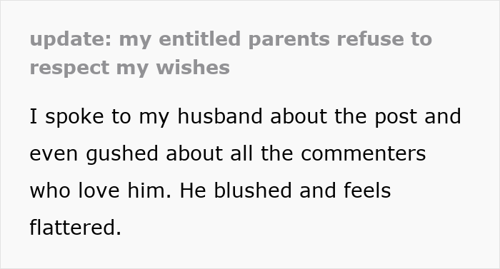 An update about entitled parents who refuse to respect a boundary An update about entitled parents who refuse to respect a boundary