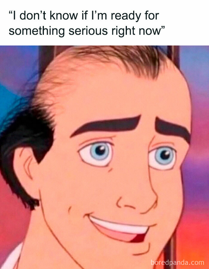 A meme featuring a cartoon man, highlighting how women are still fighting for respect.