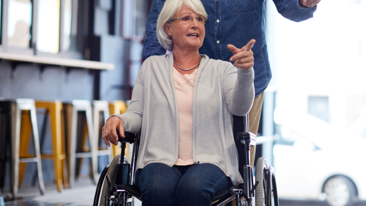 Feisty 80-Year-Old Amputee Chases Off A Man Who Wanted Her Wheelchair In The Most Hilarious Way