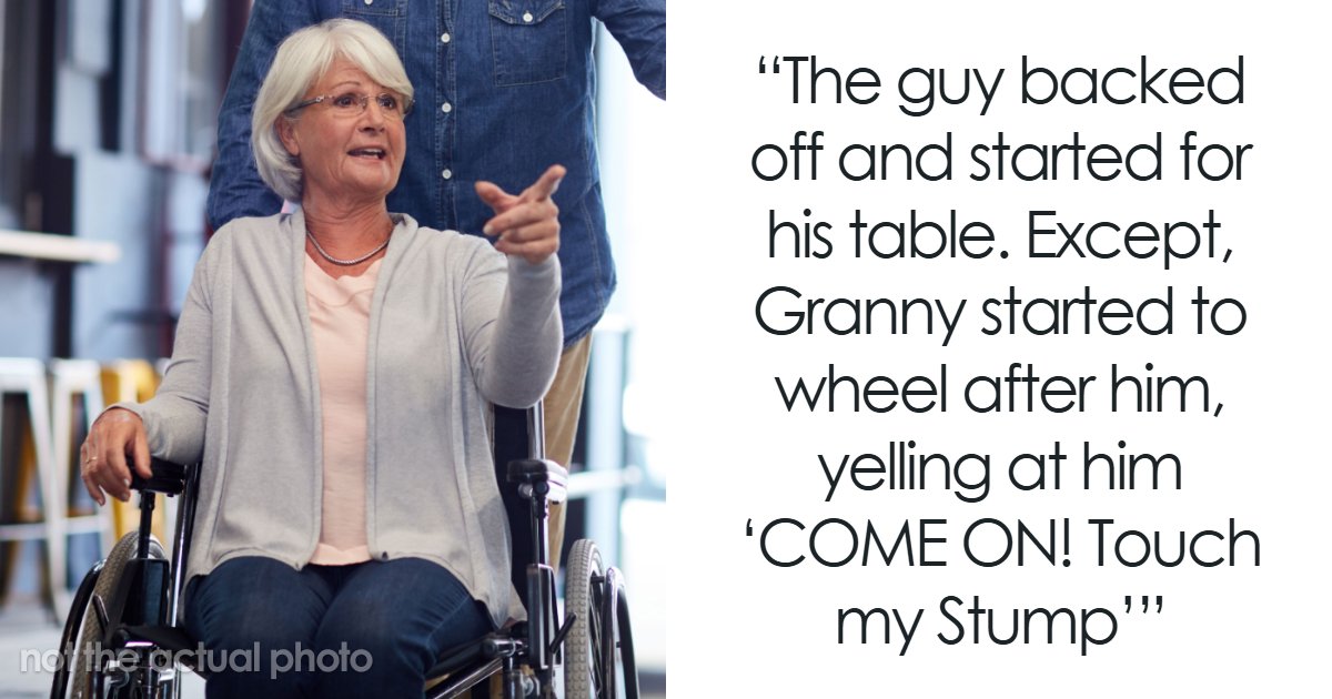 Feisty 80-Year-Old Amputee Chases Off A Man Who Wanted Her Wheelchair In The Most Hilarious Way
