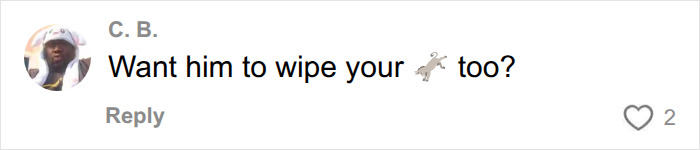 A witty comment poking fun at neighbor entitlement with a cat emoji. A witty comment poking fun at neighbor entitlement with a cat emoji.