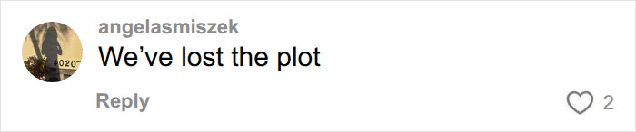 Social media comment reading 'We've lost the plot' reflecting reactions to looksmaxxing. Social media comment reading 'We've lost the plot' reflecting reactions to looksmaxxing.