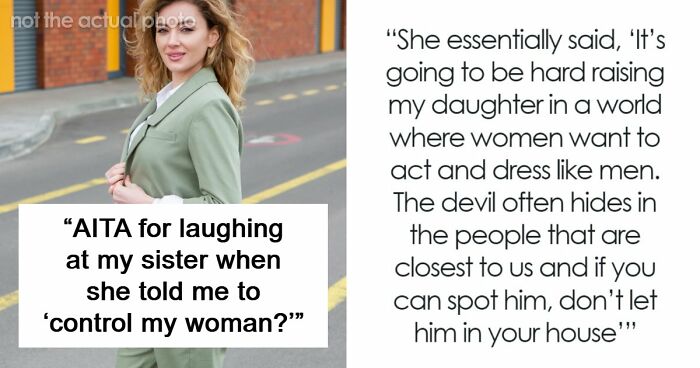 Woman Tells Brother To “Control His Wife” Because Of How She Dresses, He Laughs And Walks Out