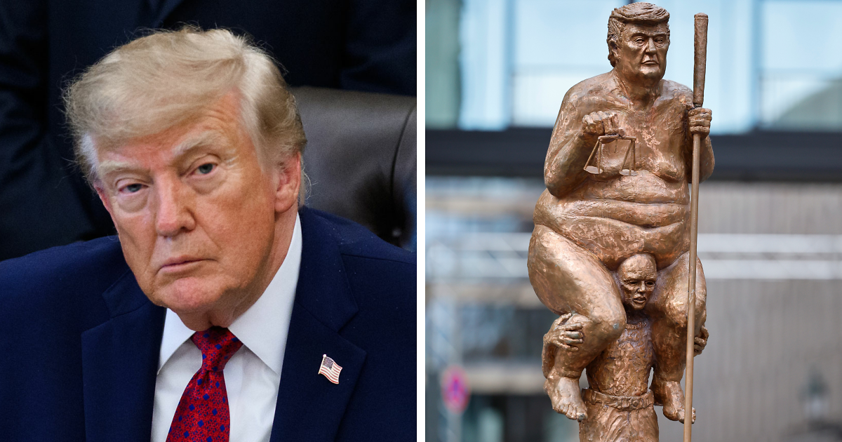 Satirical Golden Statue Of Donald Trump Goes On Display, And The Comments Are Brutal
