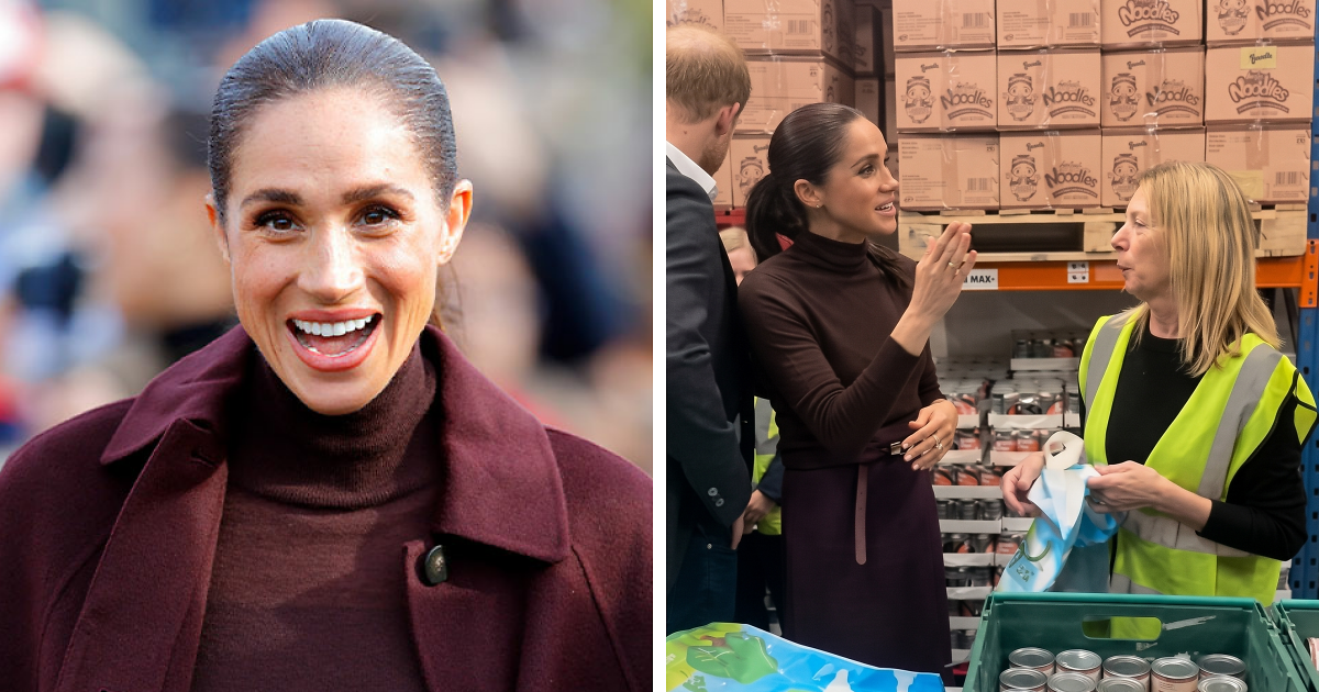 Meghan Markle’s Food Bank Visit Takes An Awkward Turn When A Volunteer Shuts Down Her “Performative” Questions
