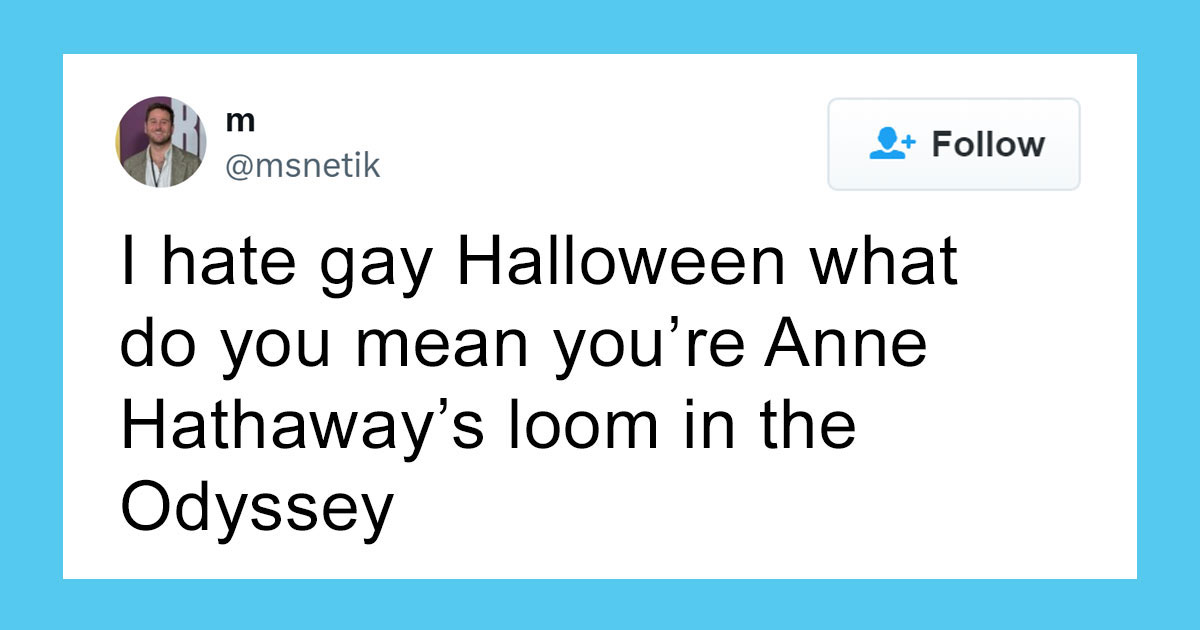 Everyone Is Already Making The Same Viral Joke About Gay Halloween Costumes And People Love It