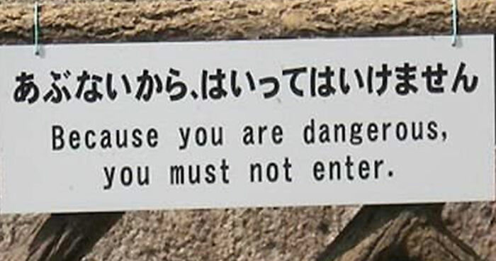 49 Translation Fails That Gave Ordinary Signs A Very Unexpected Meaning
