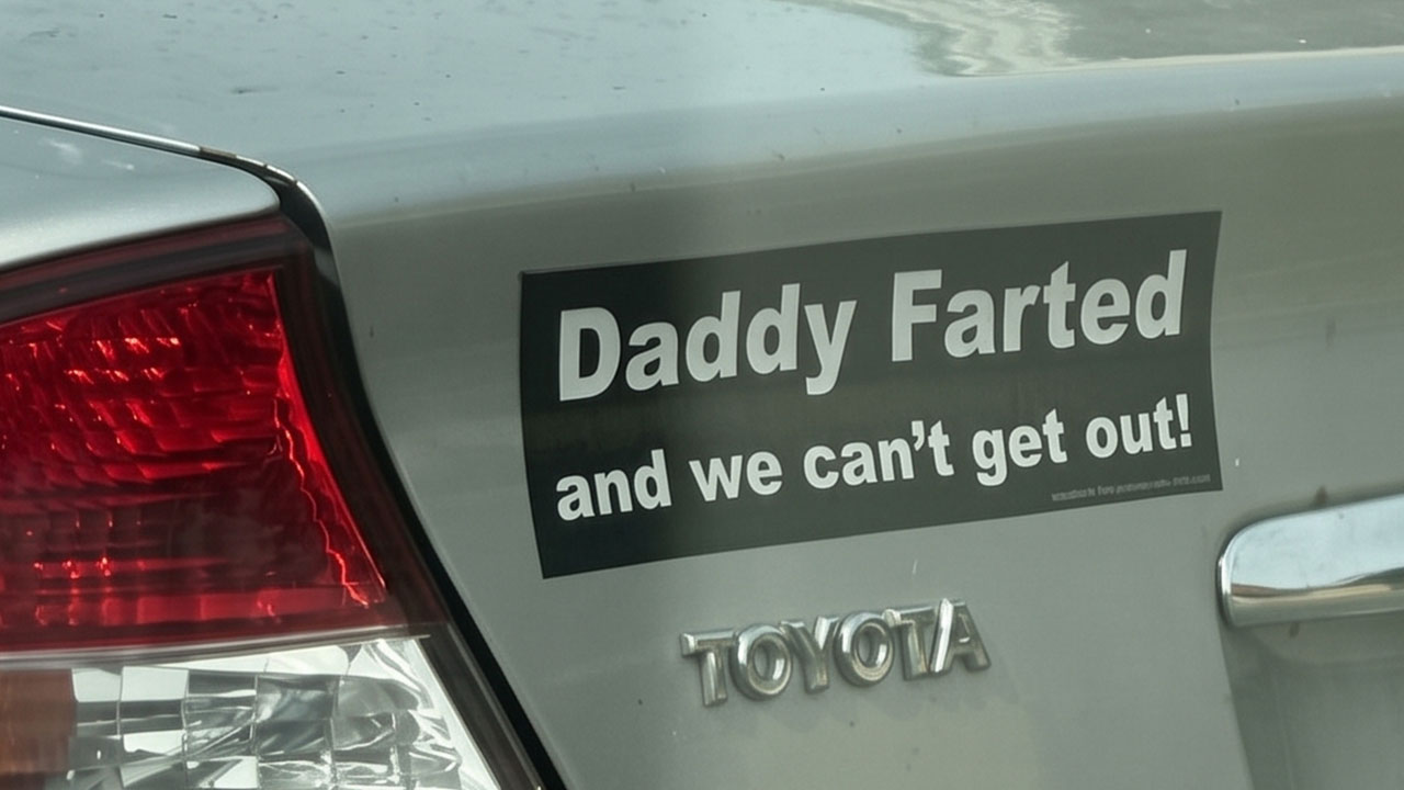 61 Wild Bumper Stickers That Prove Some People Have Absolutely No Filter (New Pics)