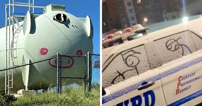 60 Tiny Vandalism Pranks That Were Too Funny And Creative To Be Truly Offended By