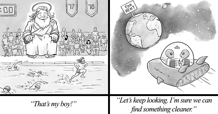 This Cartoonist Finds Humor By Twisting Reality Into The Weirdest Extremes (57 New Comics)