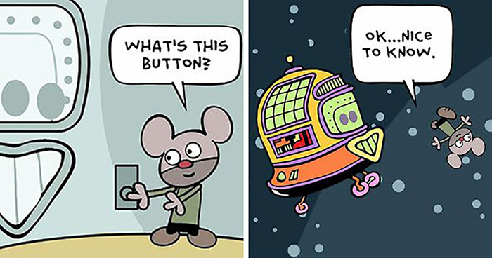 30 Funny Space Comics From “The Adventures Of Cap’n Martina” That Take Humor To Another Galaxy