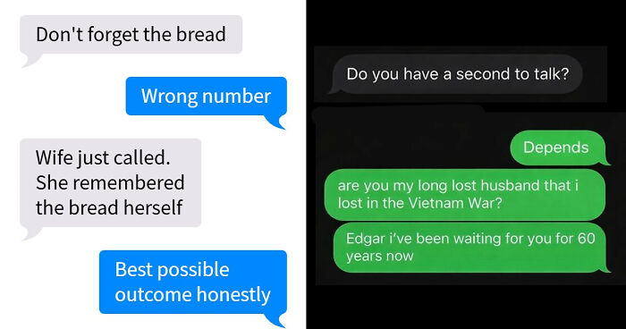 42 Wrong Number Texts That Escalated Into Absolutely Wild Conversations (New Pics)
