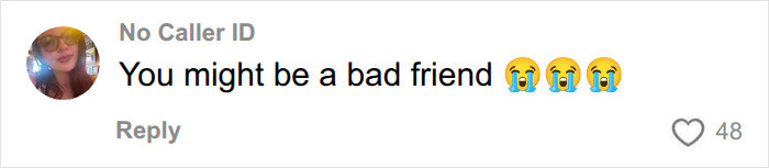 Comment calling a woman a bad friend over NYC hotels and couch debate Comment calling a woman a bad friend over NYC hotels and couch debate