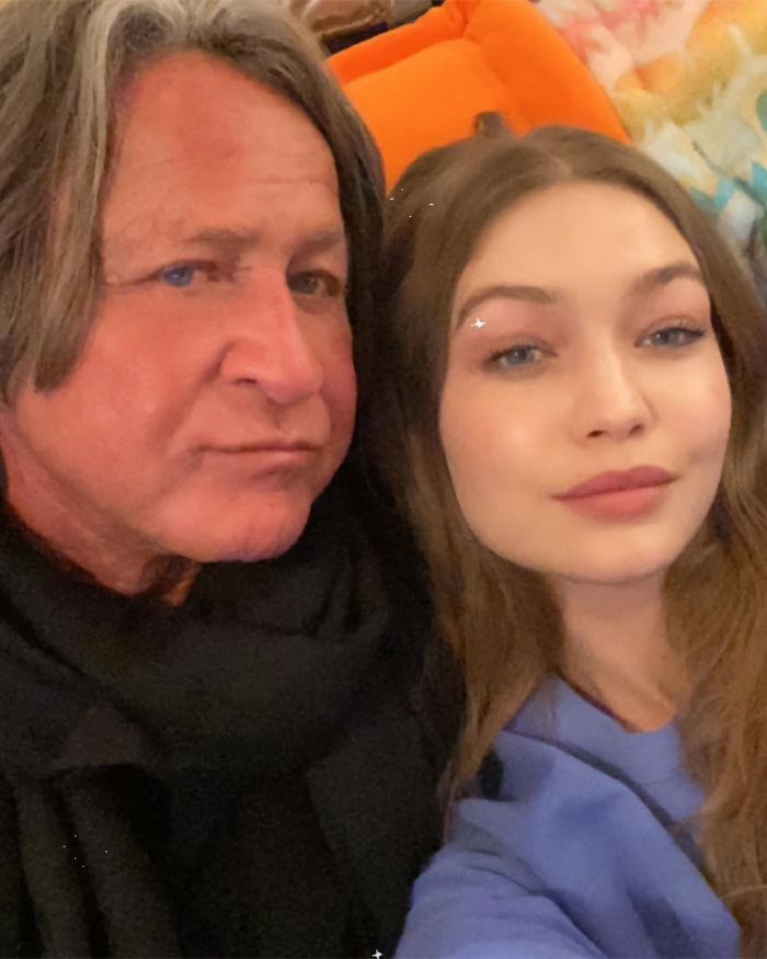 Gigi Hadid and her father Mohamed Hadid in a selfie amid discussions on nepotism Gigi Hadid and her father Mohamed Hadid in a selfie amid discussions on nepotism