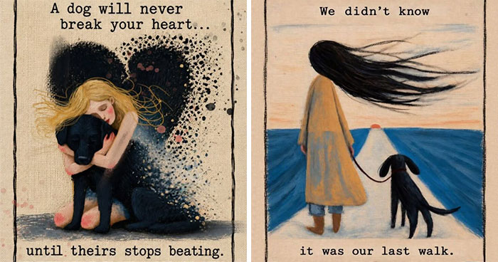 “They’re Never Just Pets”: 29 Illustrations By This Artist About Losing A Dog That Hit Right In The Feels