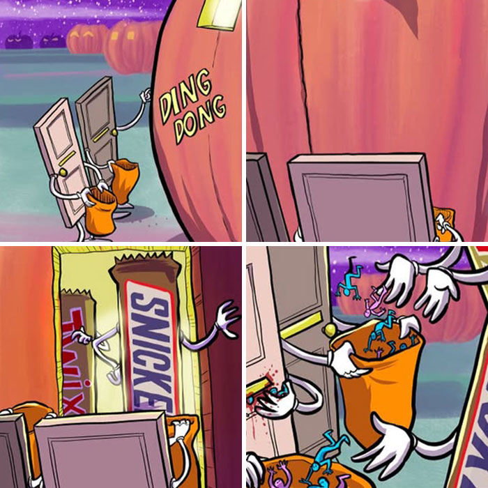 20 Dark Humor Comics By Kristian Nygård That Are Perfect For Halloween