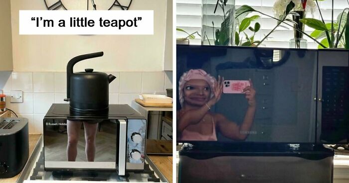 57 Mirror Pics That Accidentally Showed Something The Photographer Probably Didn’t Mean To Include