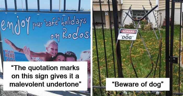 63 Hilarious And Concerning Times People Misused Quotation Marks And Made It Weird