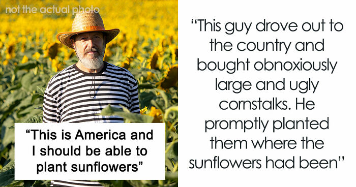 “This Is America And I Should Be Able To Plant Sunflowers”: Man Makes HOA Change Their Rules By Being Annoying