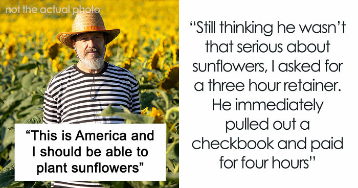 “This Is America And I Should Be Able To Plant Sunflowers”: Man Makes HOA Change Their Rules By Being Annoying