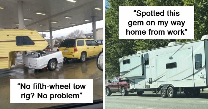 88 Times People Spotted Something Being Towed And Couldn’t Help But Laugh
