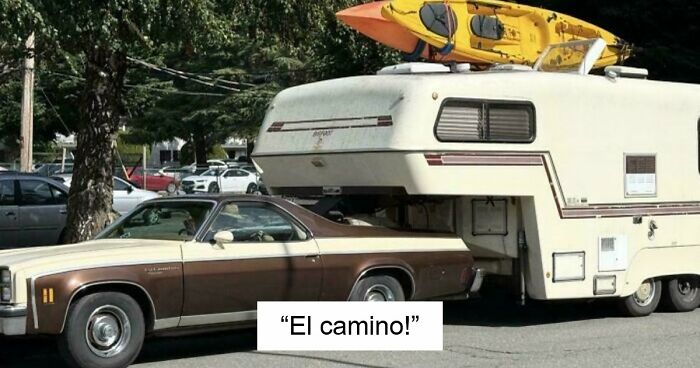 88 Times People Spotted Something Being Towed And Couldn’t Help But Laugh