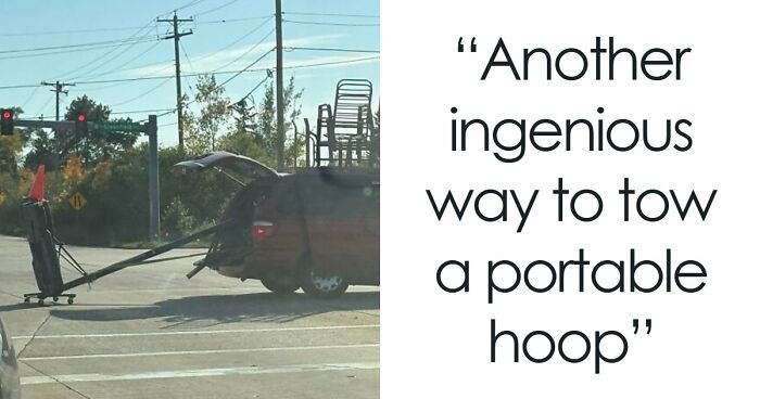 88 Times People Spotted Something Being Towed And Couldn’t Help But Laugh