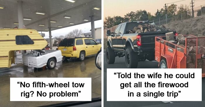 88 Times People Spotted Something Being Towed And Couldn’t Help But Laugh