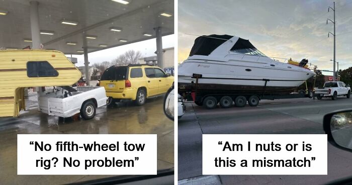 88 Times People Spotted Something Being Towed And Couldn’t Help But Laugh