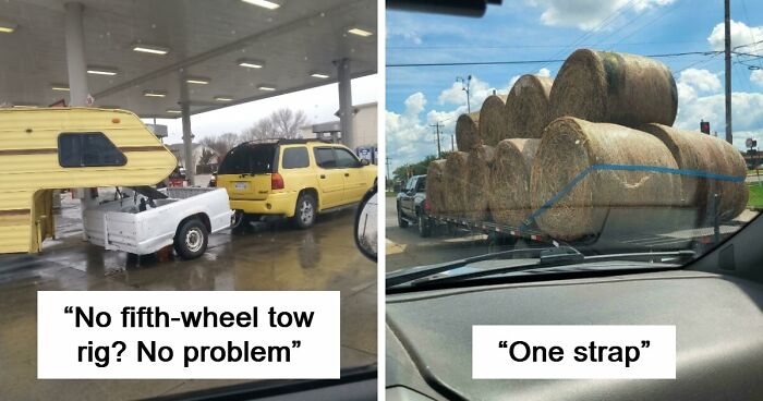 88 Times People Spotted Something Being Towed And Couldn’t Help But Laugh
