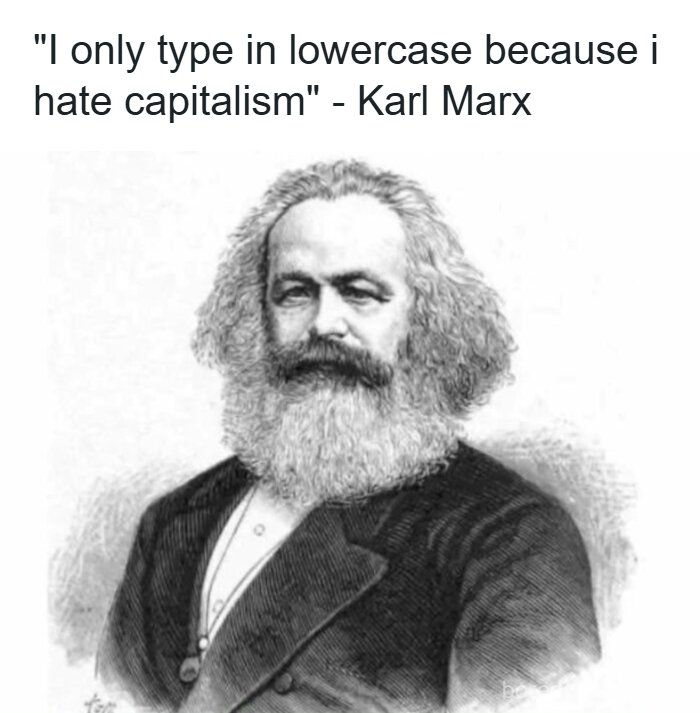Witty history memes showcasing a mock Karl Marx quote on capitalism