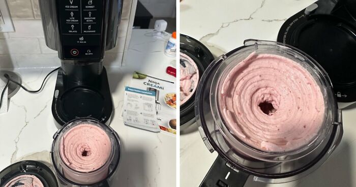 Making homemade ice cream with a Ninja Creami kitchen appliance on sale for Big Deal Days.