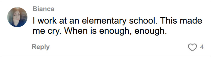 Comment from elementary school worker moved to tears by Oregon tragedy Comment from elementary school worker moved to tears by Oregon tragedy