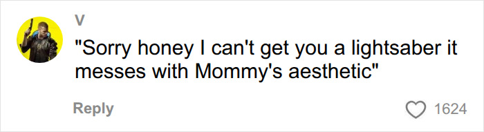Social media comment criticizing Beige Mom trends for limiting colorful toys to fit an aesthetic. Social media comment criticizing Beige Mom trends for limiting colorful toys to fit an aesthetic.