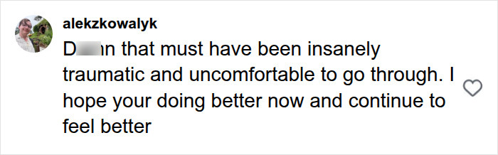 A fan comment expressing sympathy for Joe Manganiello during his health battle