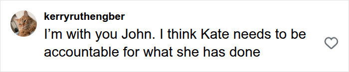 Online comment supporting Jon Gosselin regarding Kate during family allegations. Online comment supporting Jon Gosselin regarding Kate during family allegations.
