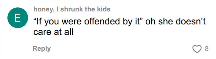 A comment reacting to the controversy between trans influencer and Nikki Glaser about an inappropriate joke A comment reacting to the controversy between trans influencer and Nikki Glaser about an inappropriate joke