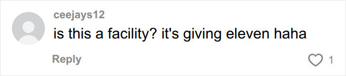 A comment criticizing the beige mom trend asking if the decor is a facility. A comment criticizing the beige mom trend asking if the decor is a facility.